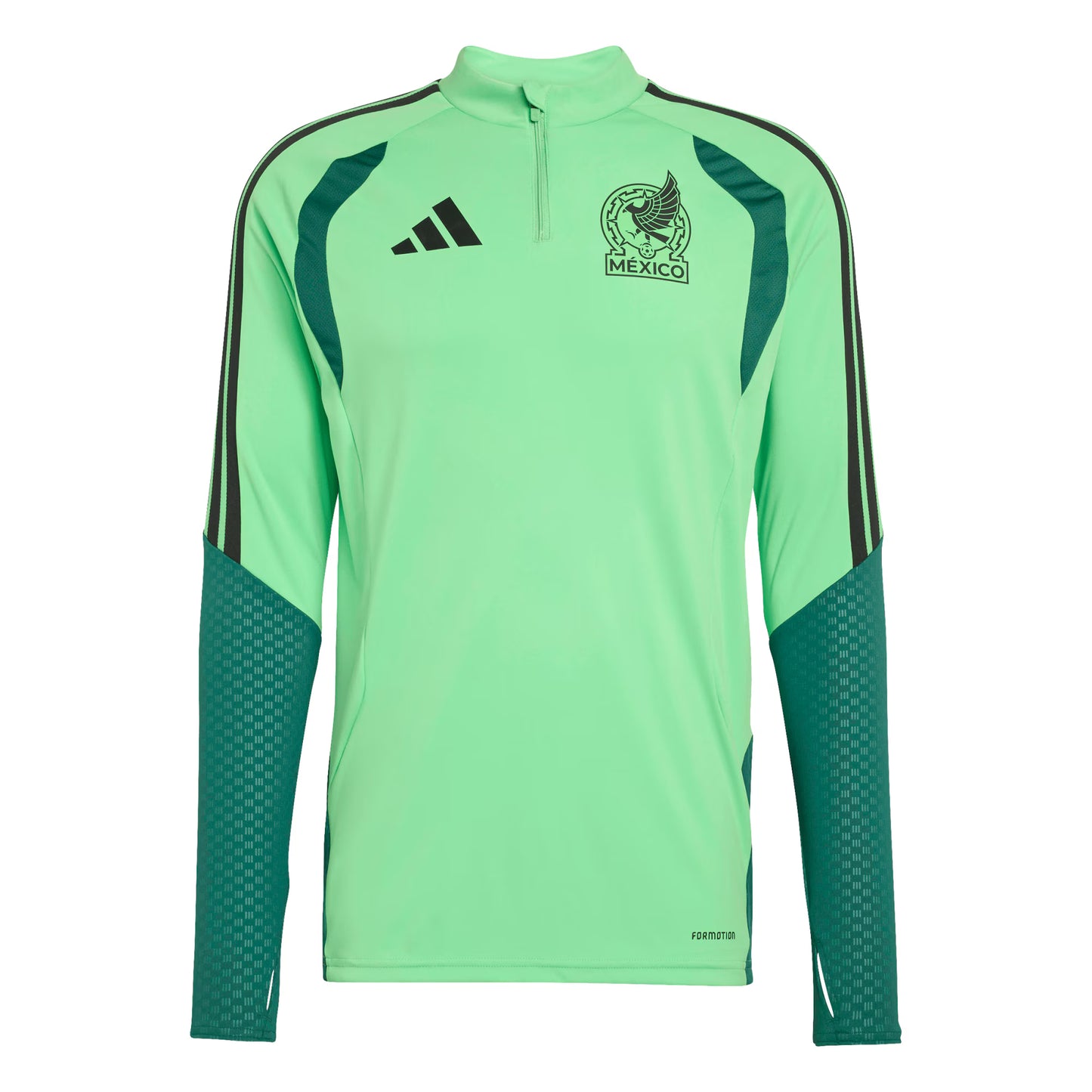 Mexico National Team 2026 Tiro Quarter-Zip Training Top - Green