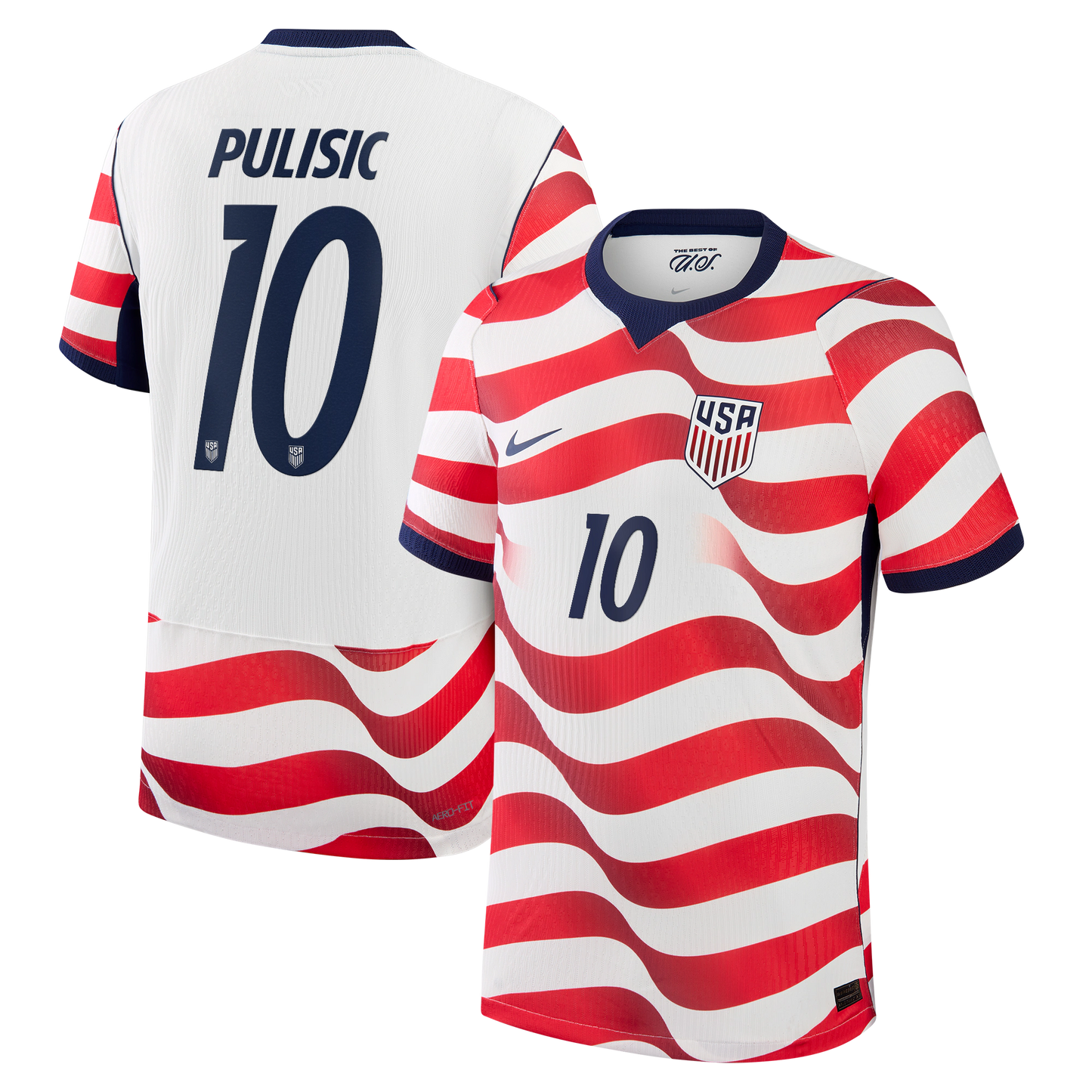 Christian Pulisic USMNT 2026 Home Match Jersey - White