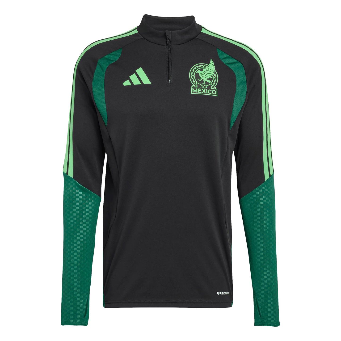 Mexico National Team 2026 Tiro Quarter-Zip Training Top - Black
