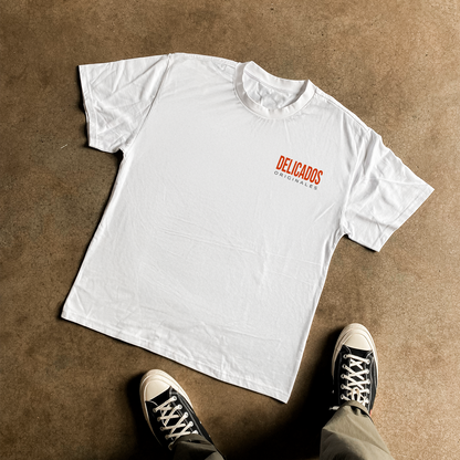 'Delicados Originales' Cigarette Heavy White T-Shirt