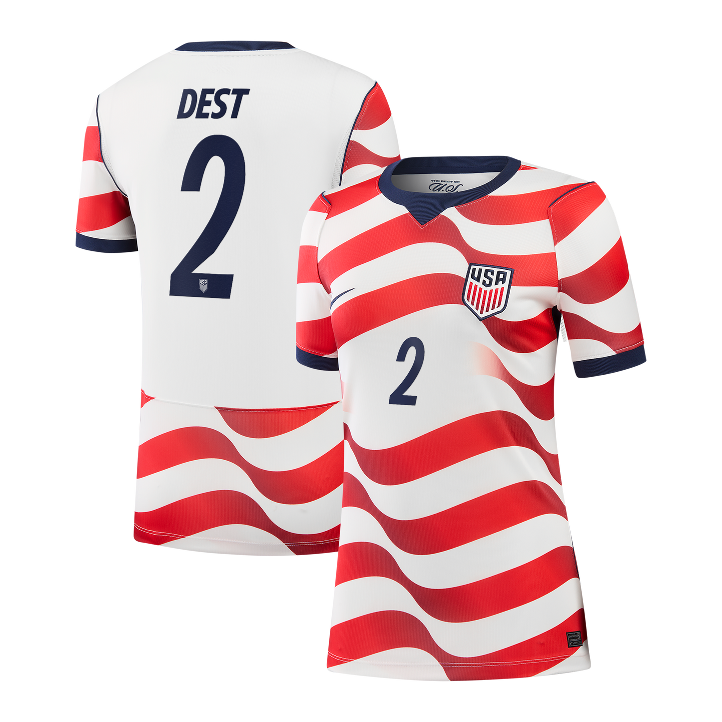 Sergiño Dest USMNT Women's 2026 Home Stadium Replica Jersey - White