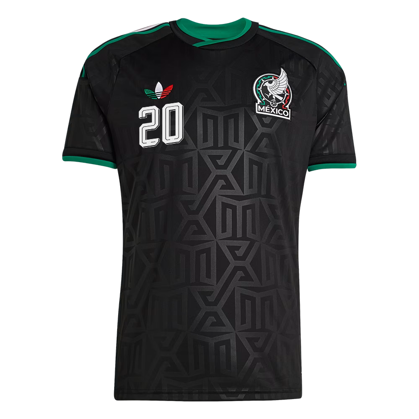 Mateo Chávez Mexico National Team 2026 Third On-Field Jersey - Black