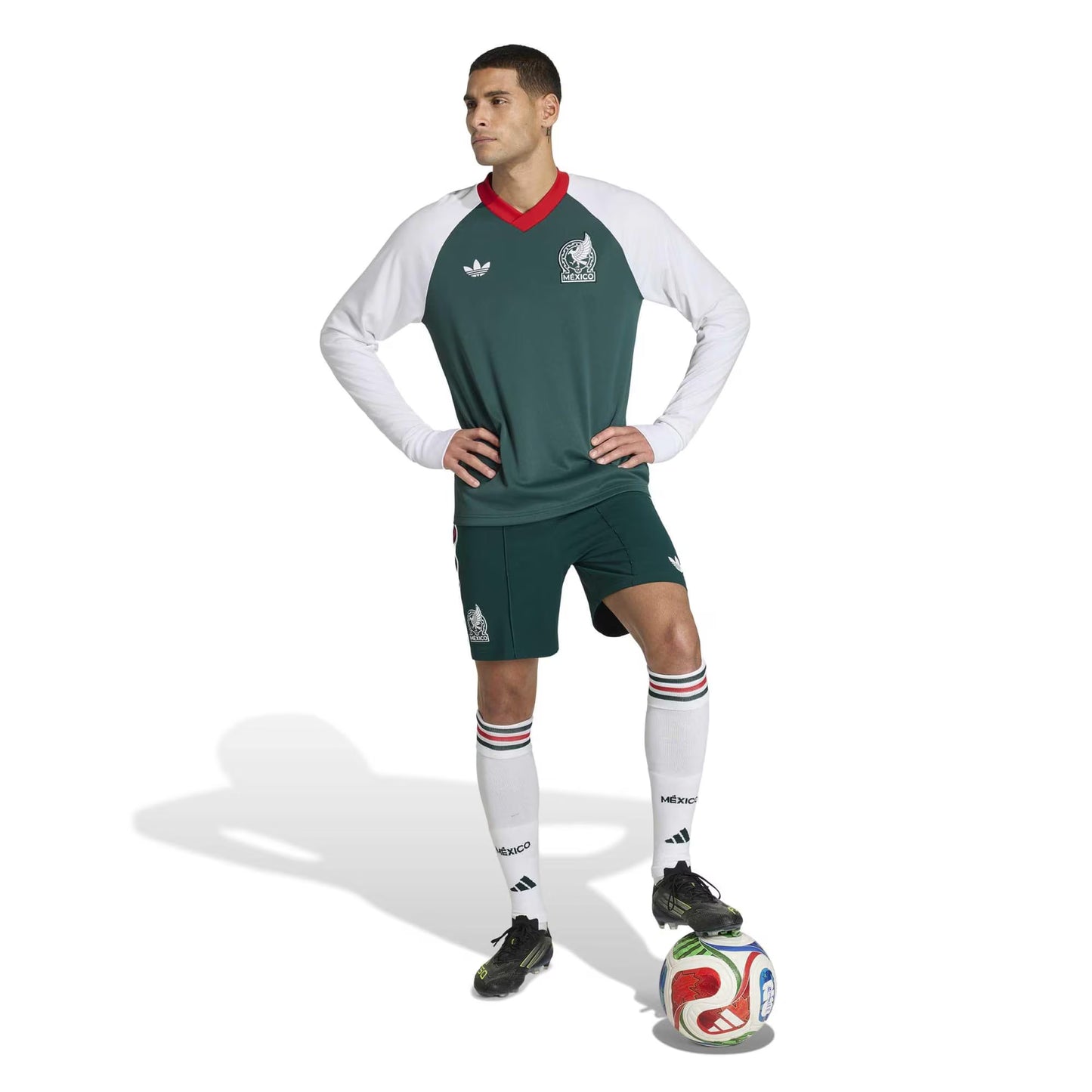 Mexico National Team 2026 Long Sleeve Pre-Match Top - Green