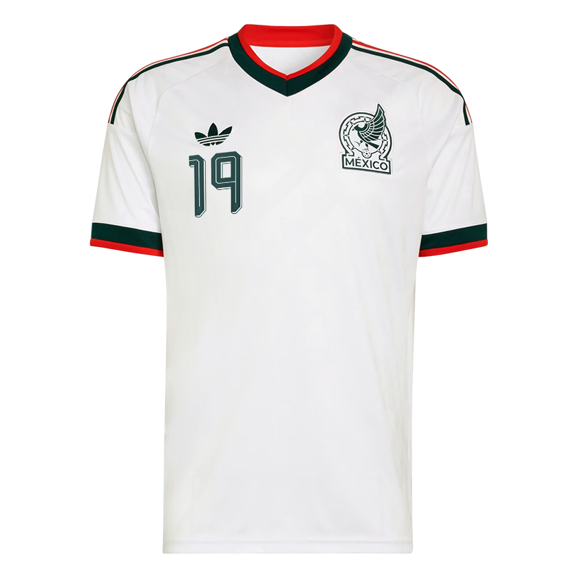 Gilberto Mora Mexico National Team 2026  Away On-Field Jersey - White