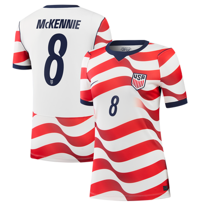 Weston McKennie USMNT Women's 2026 Home Stadium Replica Jersey - White
