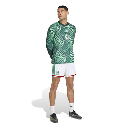 Mexico National Team 2026 Long Sleeve Pre-Match Top - Green