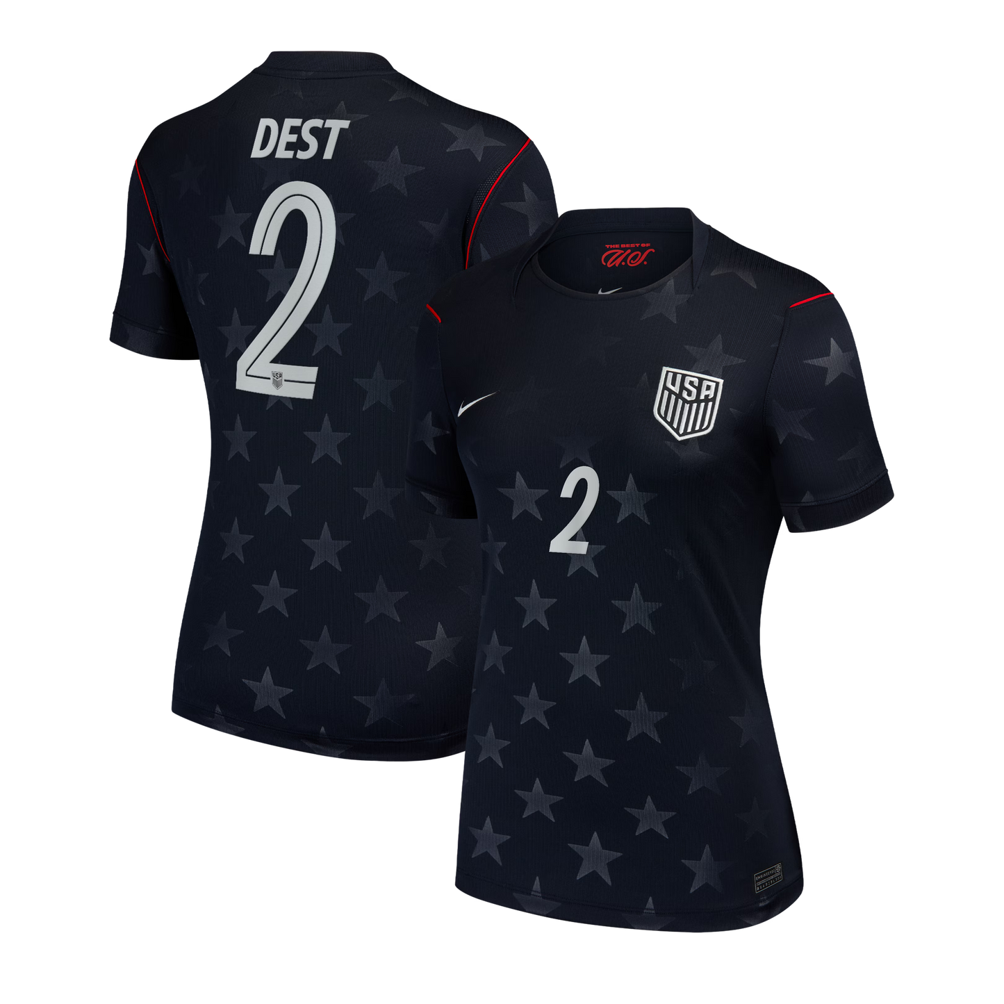 Sergiño Dest USMNT Women's 2026/27 Away Stadium Replica Jersey - Blue