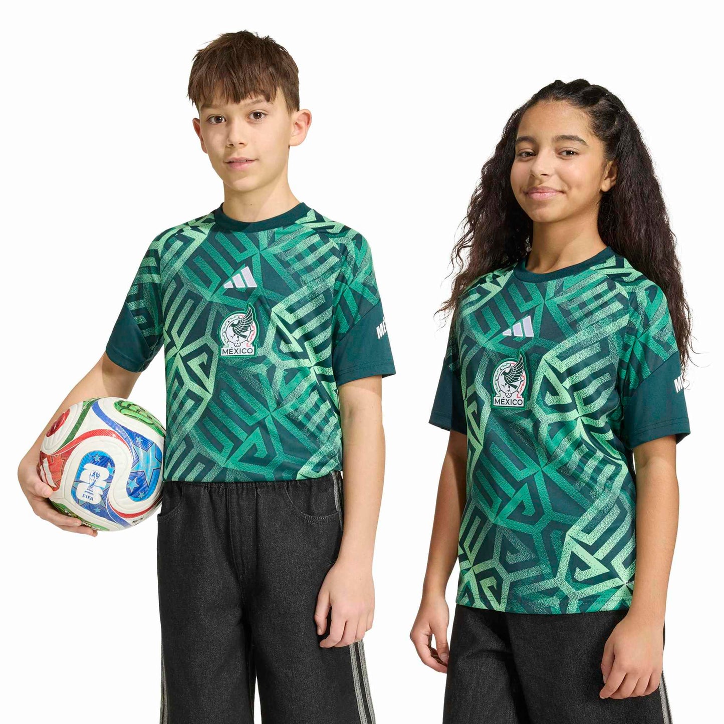 Mexico National Team Youth 2026 Pre-Match Top - Green