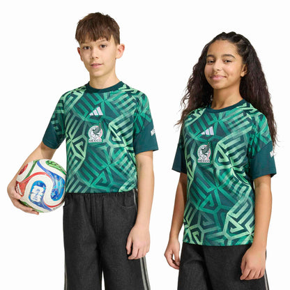 Mexico National Team Youth 2026 Pre-Match Top - Green
