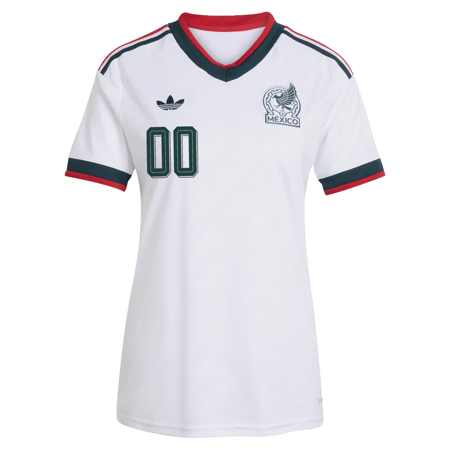 Mexico National Team Women's 2026 Away Replica Custom Jersey - White