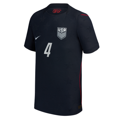 Tyler Adams USMNT Youth 2026 Away Match Jersey - Blue