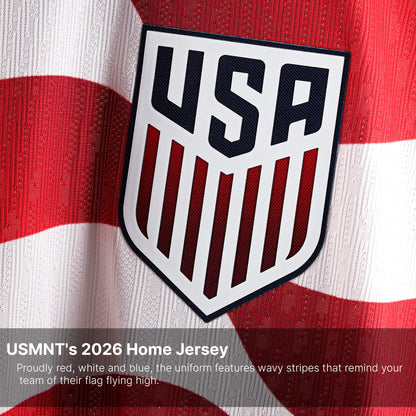 Timothy Weah USMNT 2026 Home Match Jersey - White