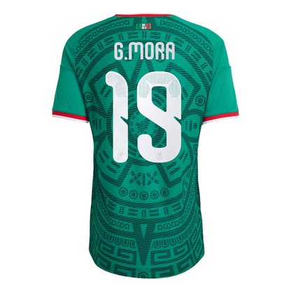 Gilberto Mora Mexico National Team 2026  Home On-Field Jersey - Green