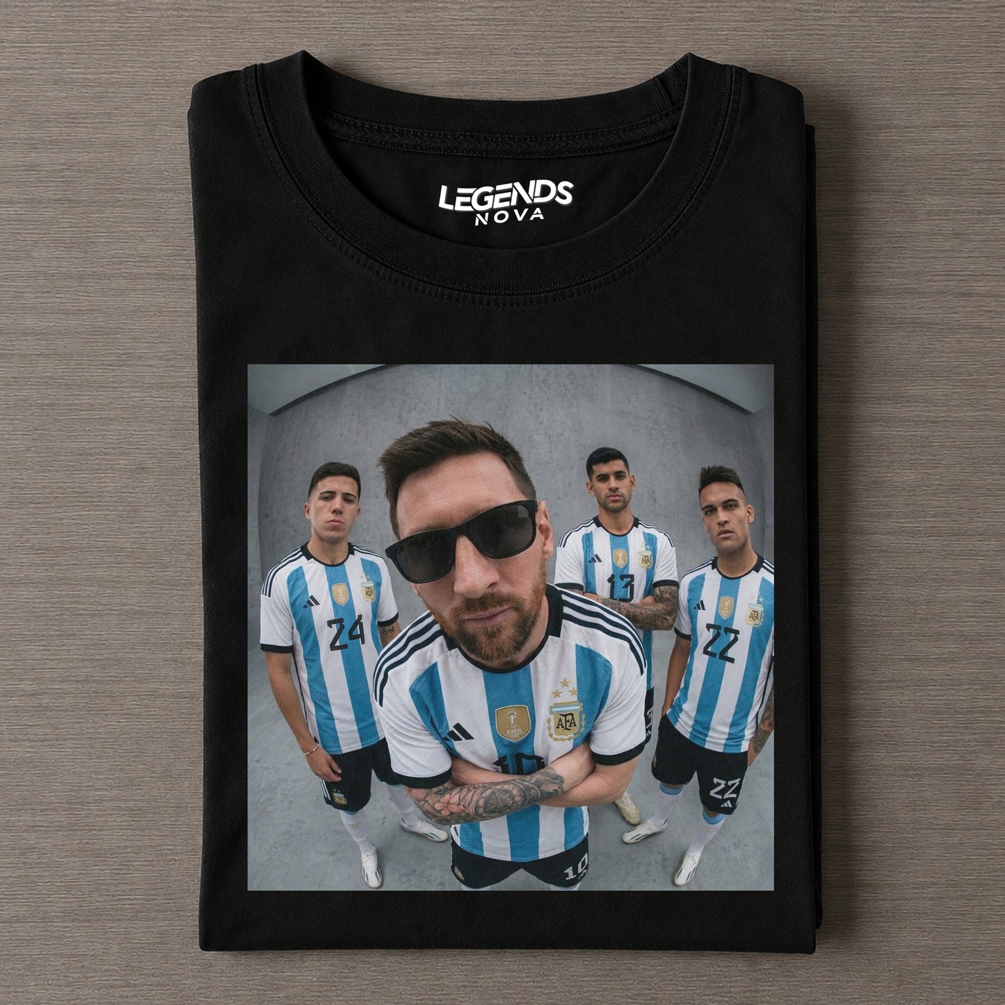 The Albiceleste Four V2 Tee