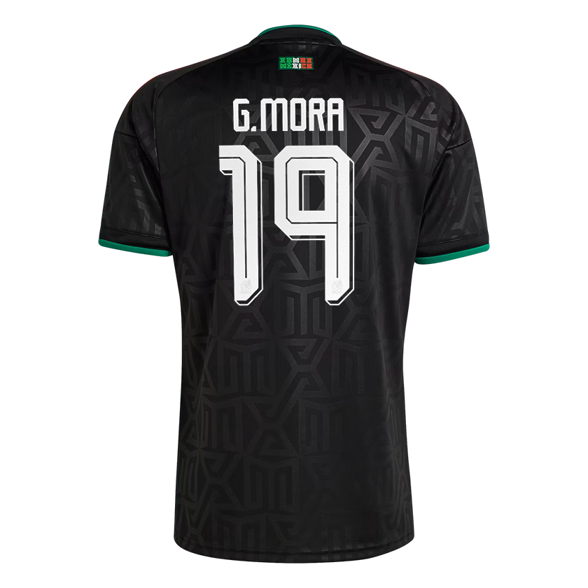 Gilberto Mora Mexico National Team 2026  Away Replica Jersey - Black