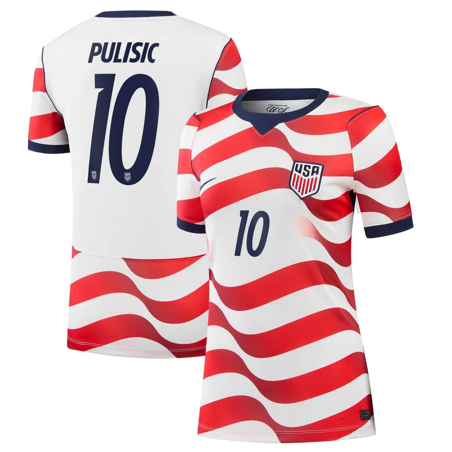 Christian Pulisic USMNT Women's 2026 Home Stadium Replica Jersey - White