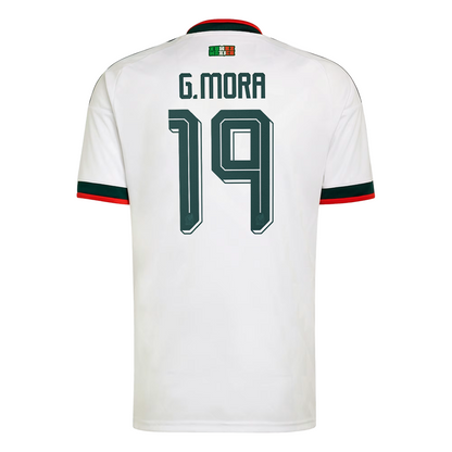 Gilberto Mora Mexico National Team Women's 2026 Away Replica Jersey- White