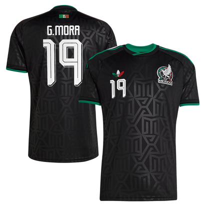 Gilberto Mora Mexico National Team Women's 2026 Away Replica Jersey- Black