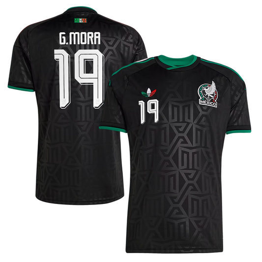Gilberto Mora Mexico National Team Women's 2026 Away Replica Jersey- Black