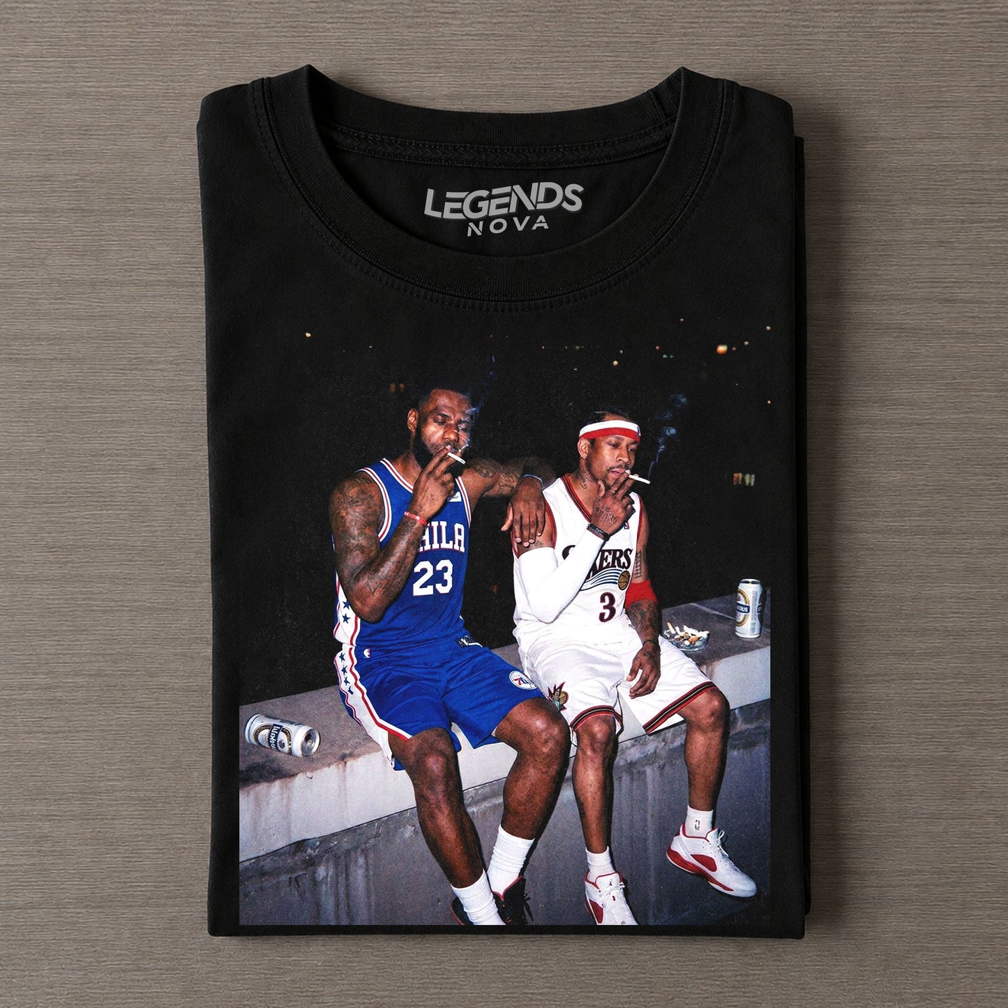 LeBron James & Allen Iverson Funny Tee