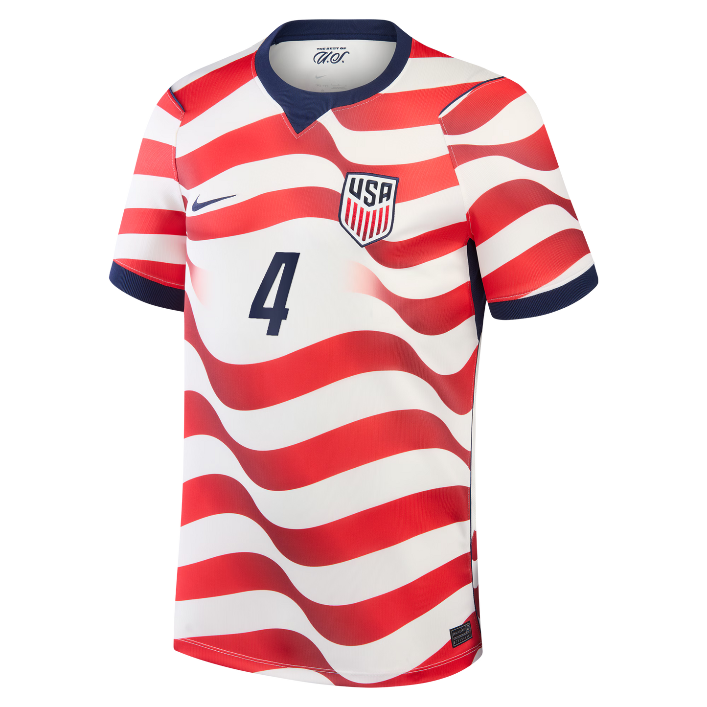 Tyler Adams USMNT 2026 Home Stadium Replica Jersey - White
