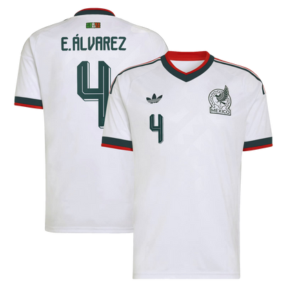 Edson Álvarez Mexico National Team 2026  Away Replica Jersey - White