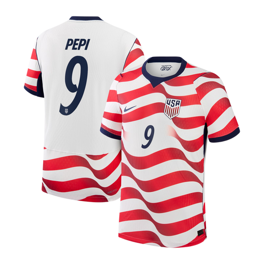Ricardo Pepi USMNT 2026 Home Match Jersey - White