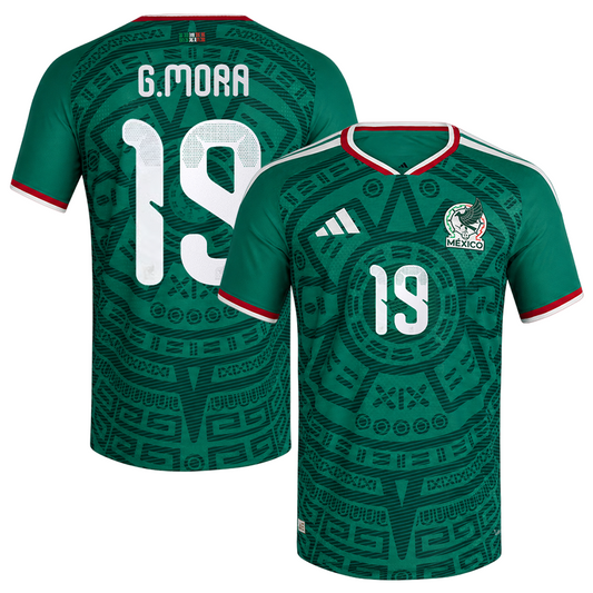 Gilberto Mora Mexico National Team Women's 2026 Home Replica Jersey- Green