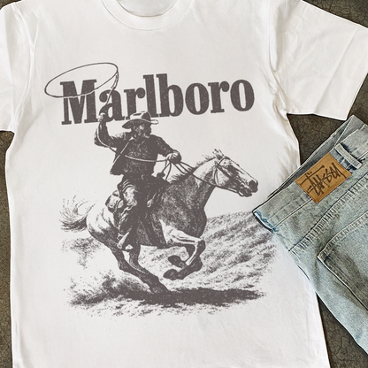Marlo Man 'Rugged' Heavyweight White T-Shirt