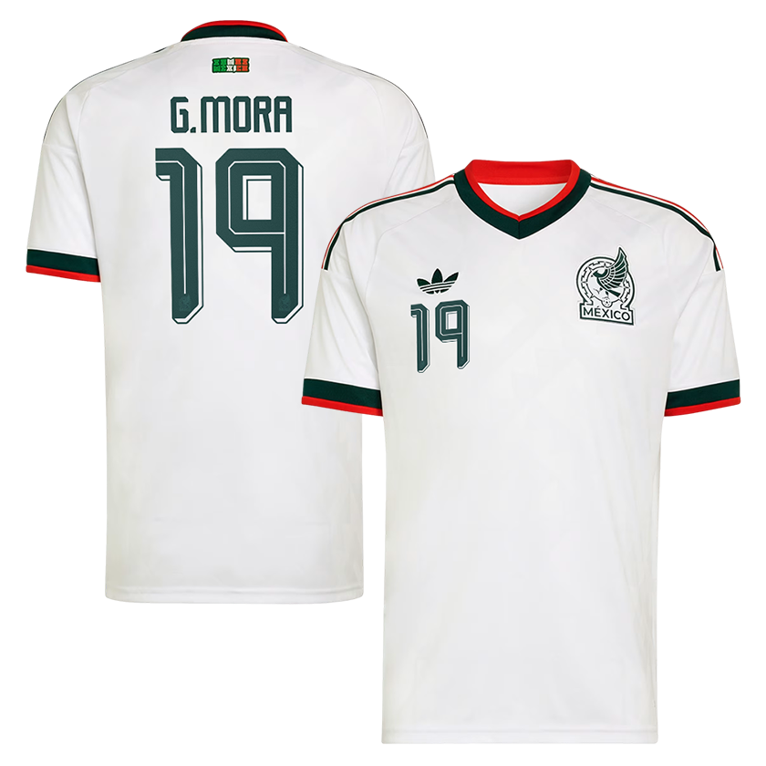 Gilberto Mora Mexico National Team Women's 2026 Away Replica Jersey- White