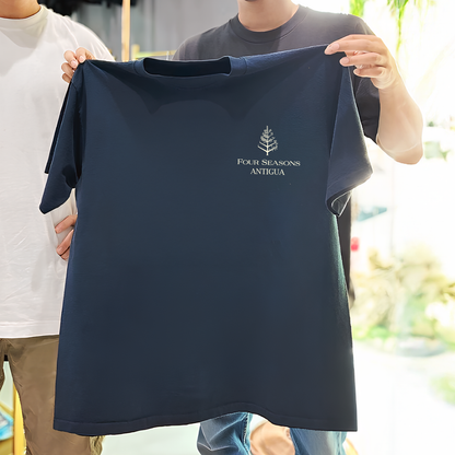 Four Seasons Antigua Washed Navy Heavyweight T-Shirt