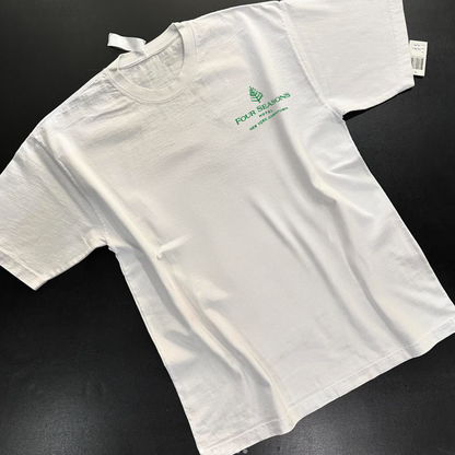 F0Ur Seas0Ns Downtown New York Heavyweight White T-Shirt