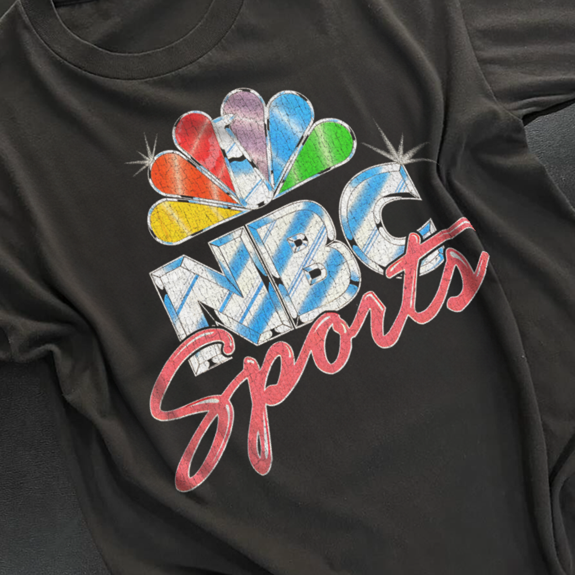 Nbc Sp0Rts Promo Washed Black T-Shirt