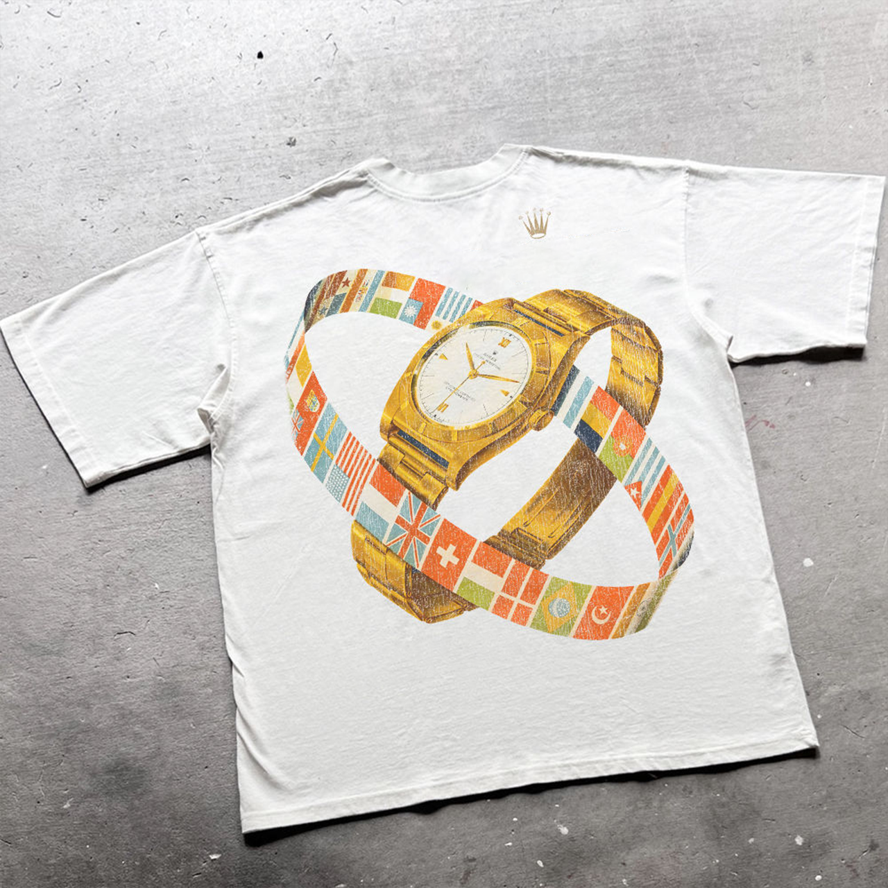 Oyster Perp Luxe Heavyweight White T-Shirt