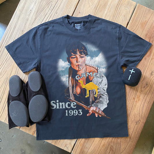 1995 Camel Heavyweight Black T-Shirt