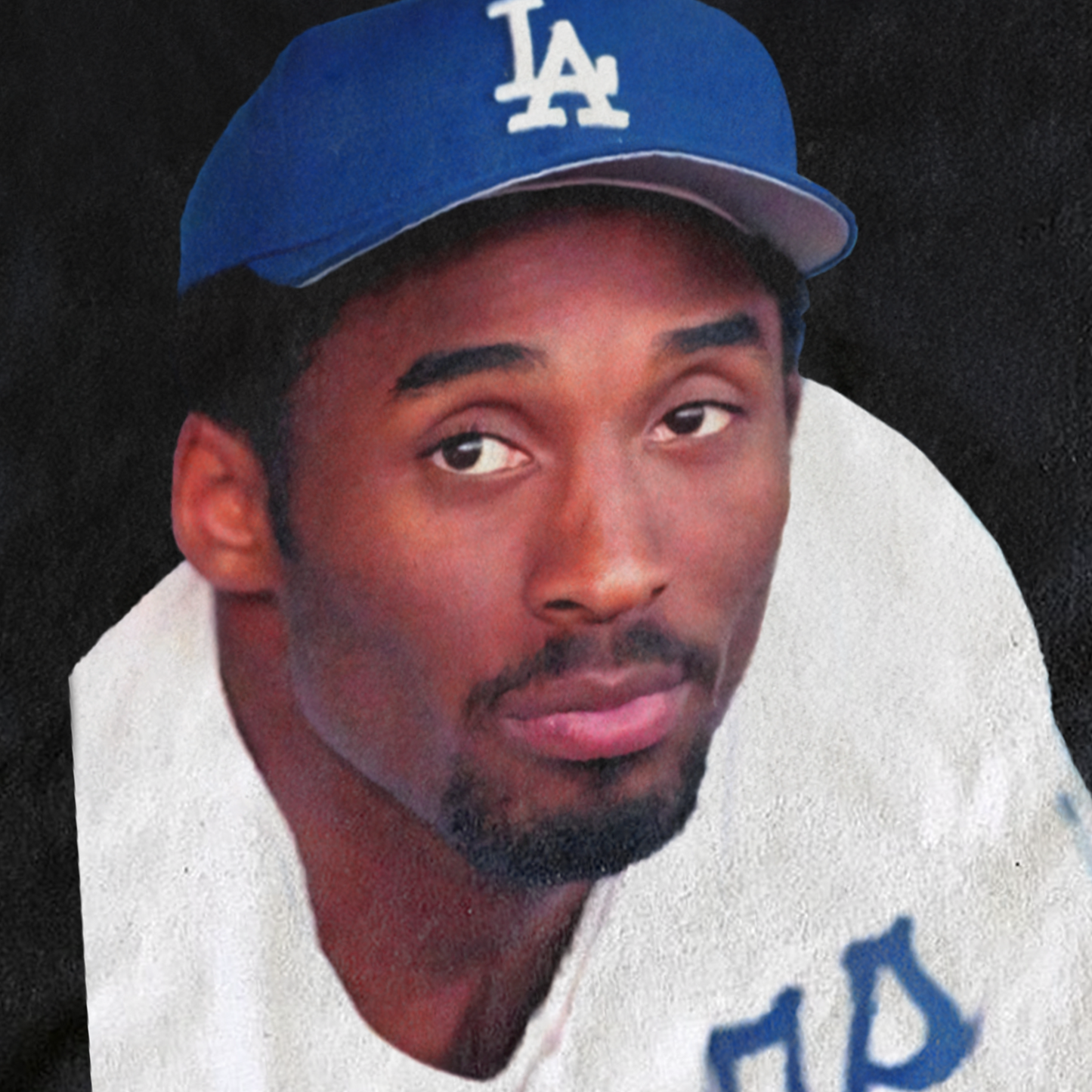 24 Dodgers 'Bean' Kobe Black Cut-Off T-Shirt