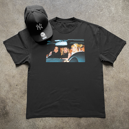 'Goals' Heavyweight Black T-Shirt