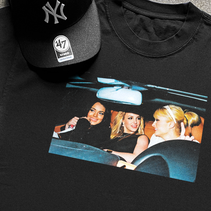 'Goals' Heavyweight Black T-Shirt