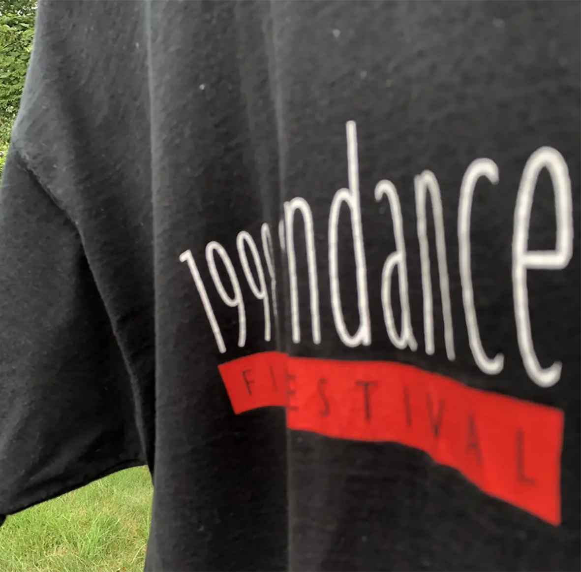 Sundance '98 Film Festival Heavyweight Washed Black T-Shirt