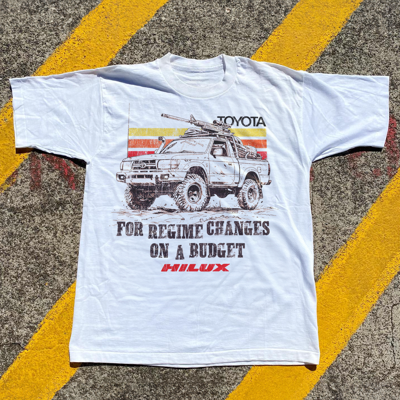 Toyota Militia White Heavyweight T-Shirt
