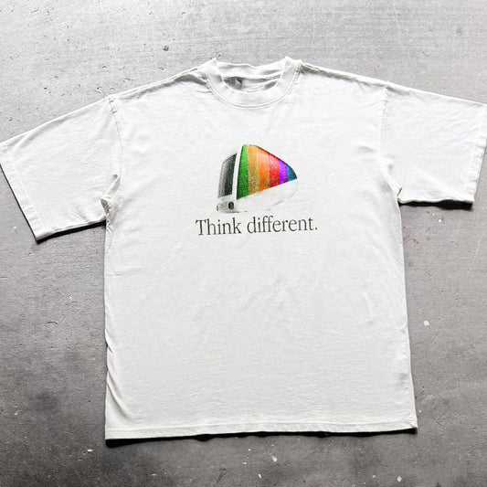 1Mac Washed White Heavyweight Tee