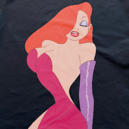 'Mrs. Rabbit' Heavyweight Black T-Shirt