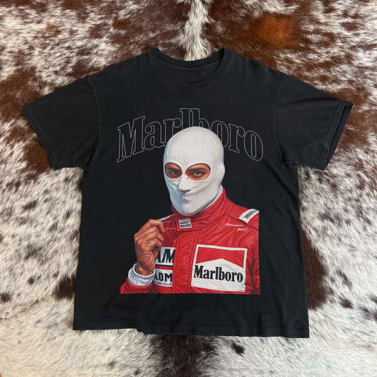 'Marley Racer' Niki Heavyweight Black T-Shirt
