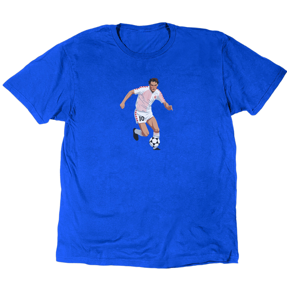 Icons Illustrated Preben Elkjær The Wild Dane T-Shirt