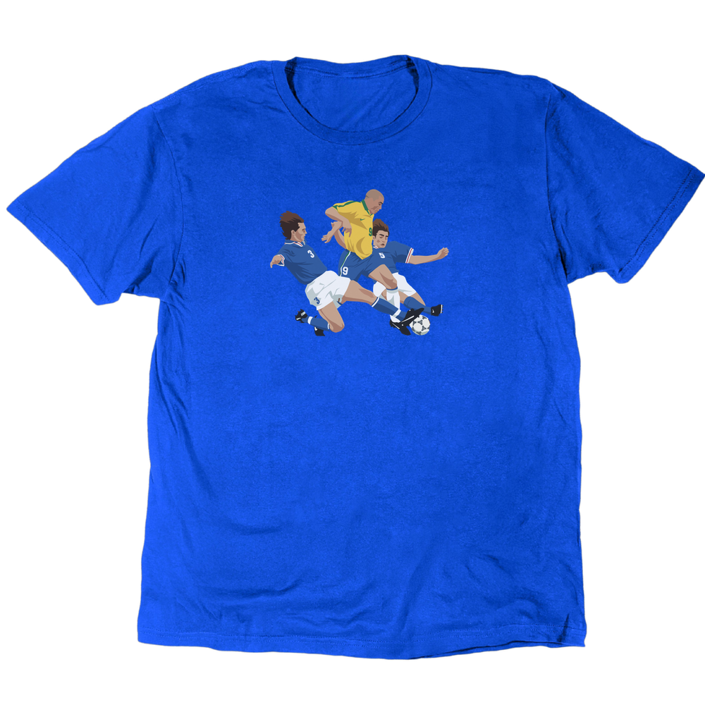 Icons Illustrated Ronaldo V Maldini And Cannavaro T-Shirt