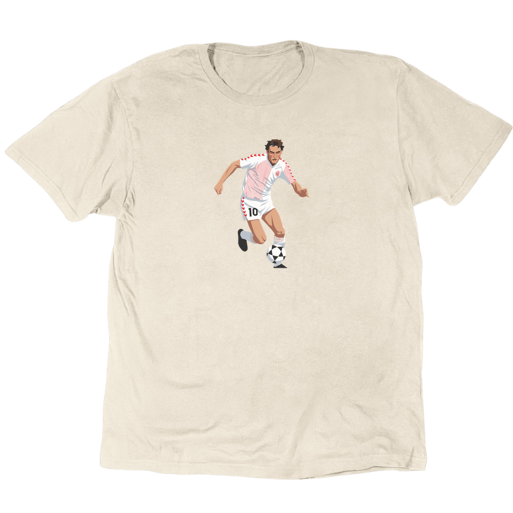 Icons Illustrated Preben Elkjær The Wild Dane T-Shirt