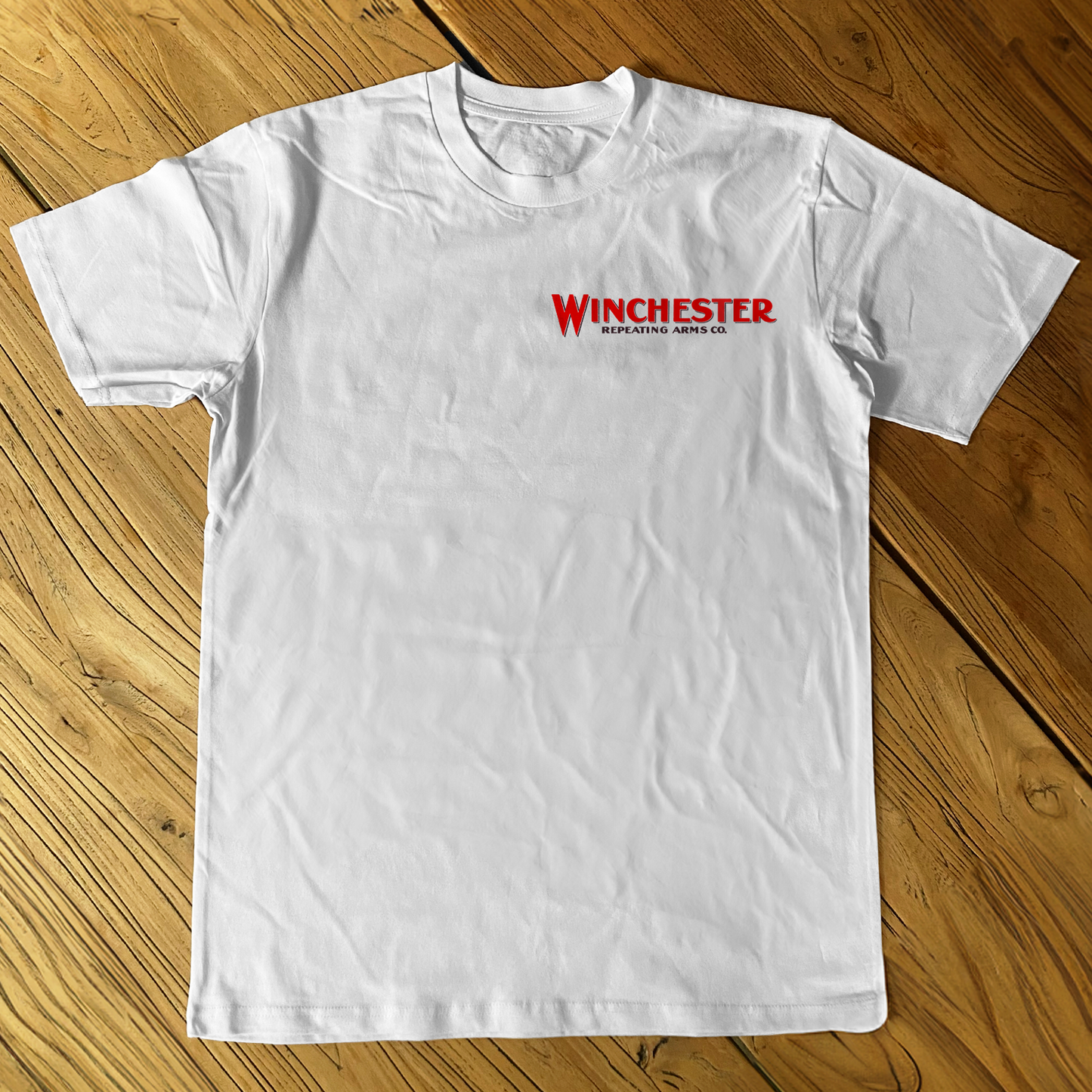 Winchester 'Repeating Arms Co.' Heavyweight White T-Shirt