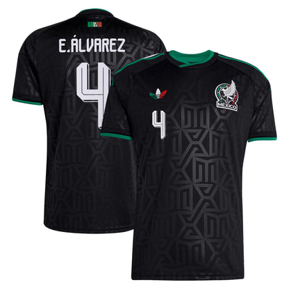 Edson Álvarez Mexico National Team 2026 Third Replica Jersey - Black