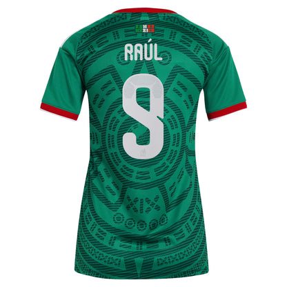 Raúl Jiménez Mexico National Team Women's 2026 Home Replica Jersey- Green