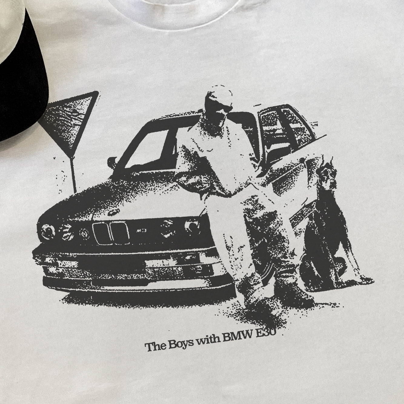The Boys With Bmw E30 Heavyweight White T-Shirt